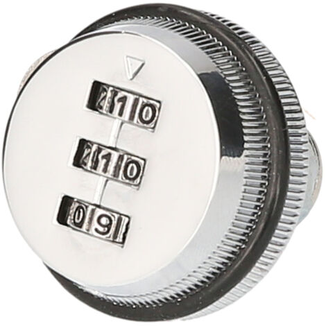 XT20 Serrure à came combinée en alliage de zinc avec code de mot de passe, langue rotative à 3 chiffres pour la sécurité de l'armoire, tiroir, placard, boîte de placard