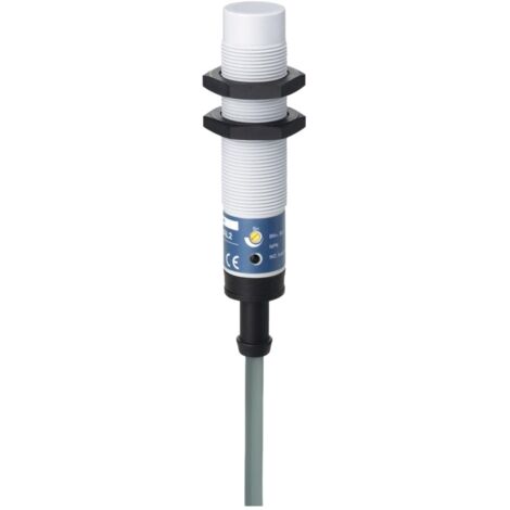 Xt218a1nal2 Schneider Détecteur Capacitif M18 12 à 24vcc S 8mm Sortie Npn No 3 Fils Non Noyable Câble 2m Osisense Xt2