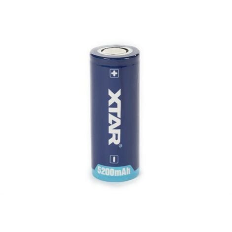 TOOLLAND XTAR - ACCU LI-ION CYLINDRIQUE 3.6 V - 5000 mAH - 26650