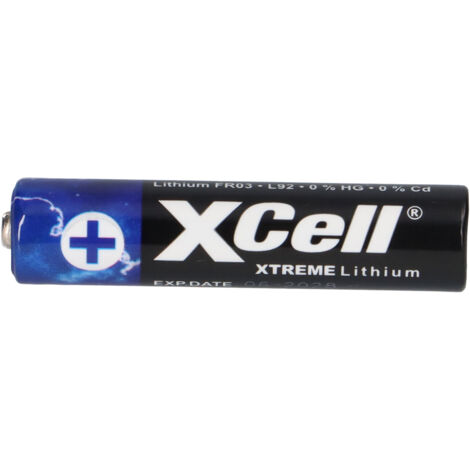 XTREME Lithium Batterie AAA Micro FR03 L92 XCell 4er Blister