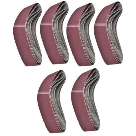 XUY 6Pcs 915X100Mm Bande Abrasive De Ponçage Pour Ponceuse À Bande Grain 60-80-100-120-150-180