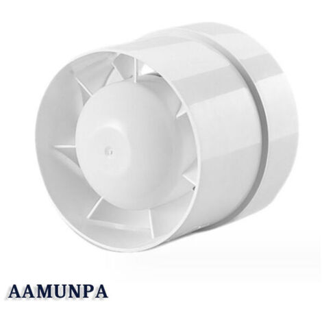 XVX 1 PCS Ventilateur Extracteur d'air, économique 100mm, 12W/130m³, extracteur axial conduit en ligne : salle de bain, cuisine, cave,