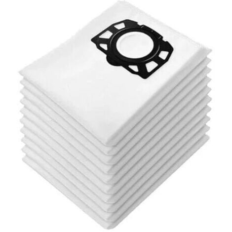 XVX Confezione da 10 sacchetti per aspirapolvere per Karcher wd4 wd5 wd6 mv4 mv5 mv6,