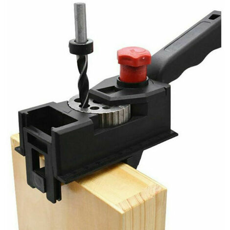 XVX Gabarit de perçage universel avec tailles de trous réglables, adapté aux chevilles en bois, antidérapant, Ø 3-12 mm