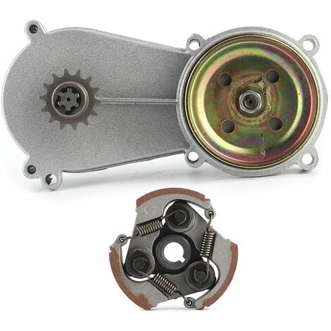XVX Kit d'embrayage de bote de vitesses, botier de tambour 14T adapté aux pièces de Mini Pocket Quad Dirt Bike 47cc 49cc