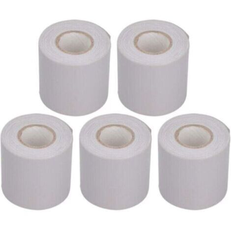 XVX Lot de 5 rubans d'étanchéité pour conduits de climatisation, tuyaux en cuivre, PVC, isolation pour climatiseur, ruban résistant à la traction, largeur 60 mm