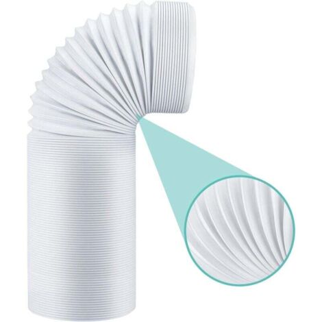 XVX Mobiler Klimaanlagenschlauch, Durchmesser 13 cm, flexibler Abluftschlauch PP, Universal-Lüftungsrohr, Abluftschlauch-Set für Klimaanlagen-Luftabsauger, verstellbare Länge von 32–150 cm