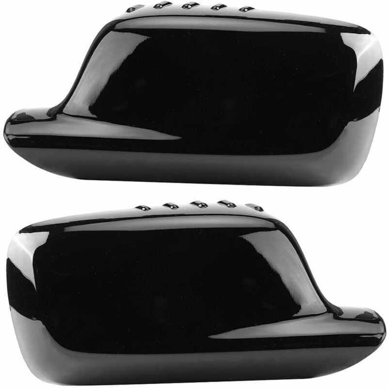XVX - Paire de couvercle de rétroviseur de porte gauche droite 51167074236 pour E46 323Ci 325Ci 328Ci E65 E66