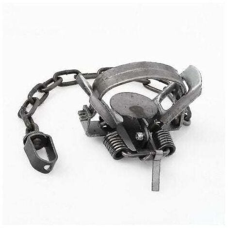XVX Piège à ressort en métal d'extérieur pour renard, lynx, campagnol, mouffette, rat musqué, lapin, outil de jardinage antiparasitaire