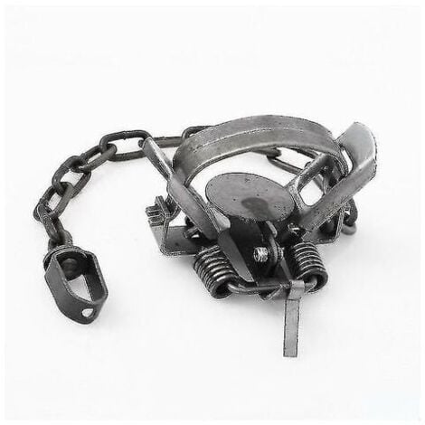 XVX Trappola a Molla in Metallo per Esterni Volpe Bobcat Arvicola Puzzola Topo muschiato Coniglio Attrezzo da giardino per il controllo dei parassiti