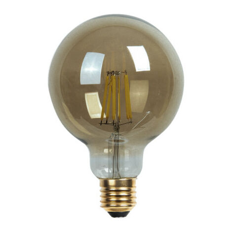 Lampadina e27 gea led in vetro fumè 12w 125mm 2700k luce calda