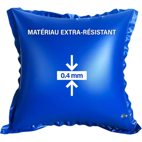 BIO-POOL XXL 120 x 120 cm Coussin d'air de piscine. Accessoire parfait pour la couverture de la piscine en hiver et par mauvais temps.