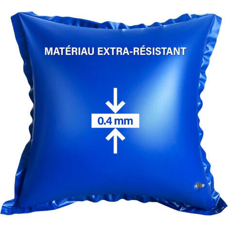 XXL 120 x 120 cm Coussin d'air de piscine. Accessoire parfait pour la couverture de la piscine en hiver et par mauvais temps.