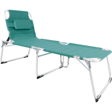 XXL Alu Gartenliege L200xB70cm-MMC4400AQ