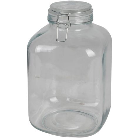 XXL Drahtbügelglas 4,8L Vorratsglas Einmachglas Gurkenglas Rumtopf Bowleglas