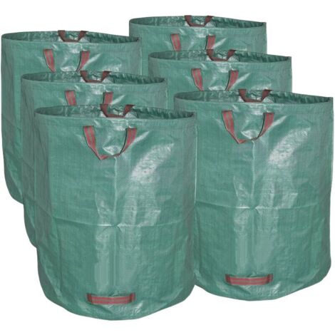 XXL-Gartensack 272L, 6er-Pack, robuste Säcke für die Aufbewahrung im Freien
