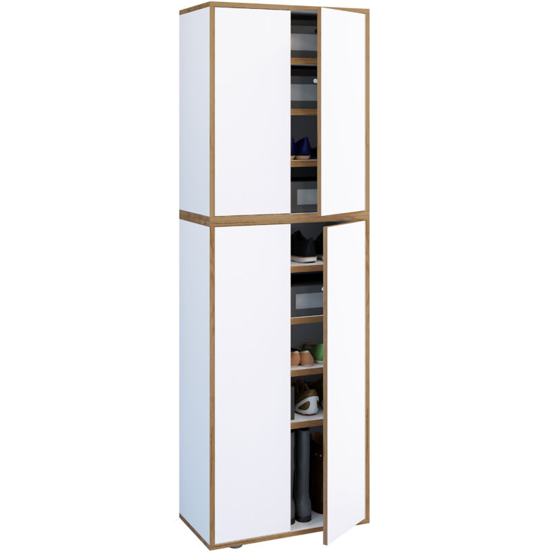 Vcm Xxl Holz Großer Schuhschrank Salia B60