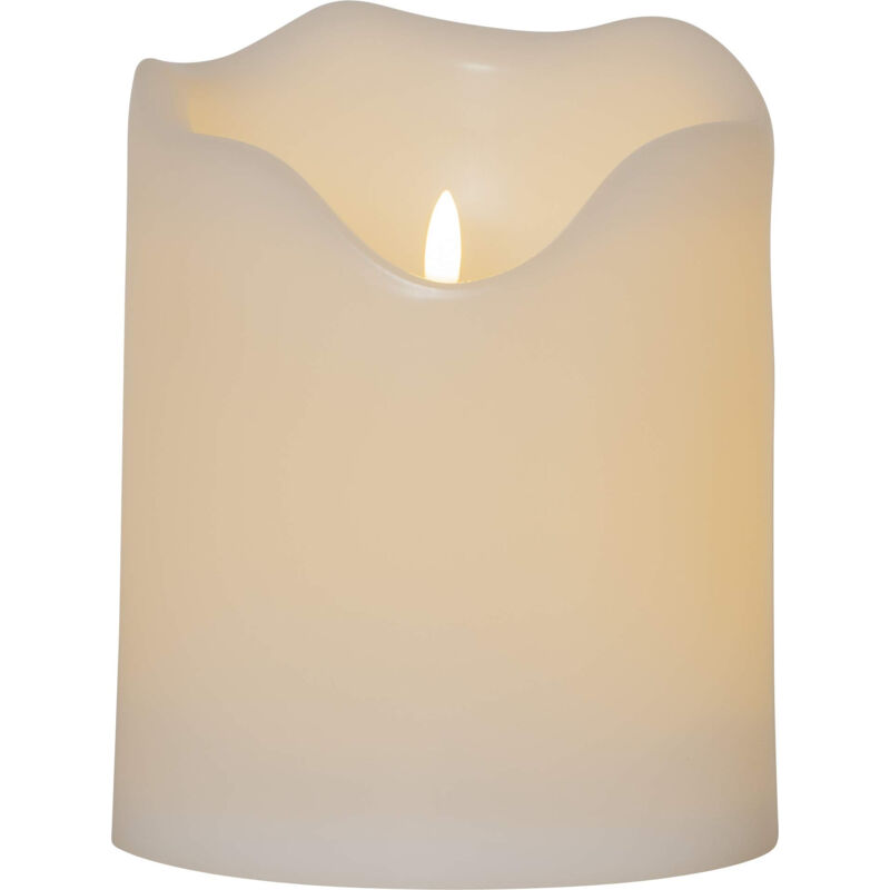 Star Trading - bougie led d'extérieur xxl grand 20CM, flamme 3D, minuterie 064-43