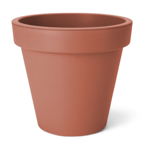 XXS Kunststoff Pflanzkübel - Ø 20 cm / terracotta - Blumenkübel Blumentopf klein