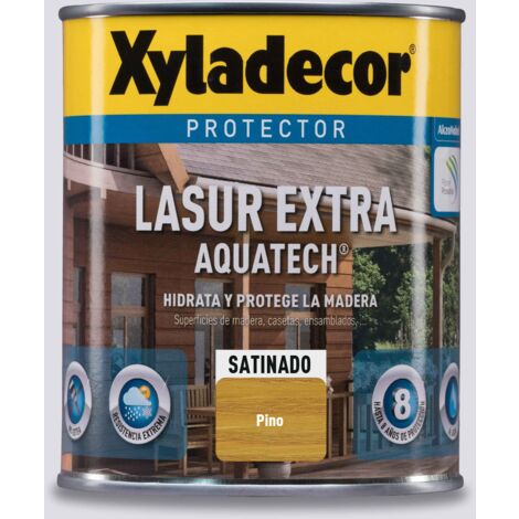 Xyladecor Lasur Extra Satinado Aquatech para madera Pino 750 ml