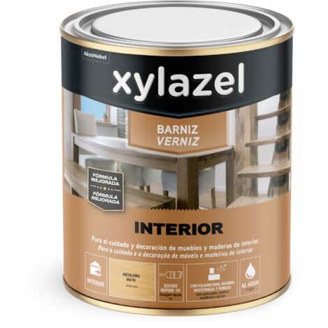 Xylazel Barniz Interior al Agua Mate Incoloro 2,5 L