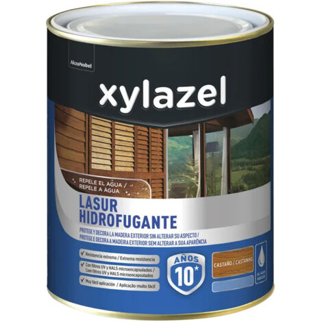 Xylazel Lasur Protector Hidrofugante Mate Castaño 750 ml
