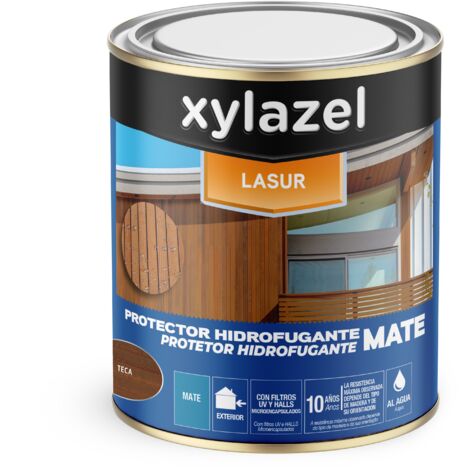 Xylazel Lasur Protector Hidrofugante Mate Teca 750 ml