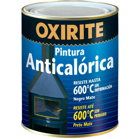 oxirite pintura anticalorica negro mate 0.750l 5398041