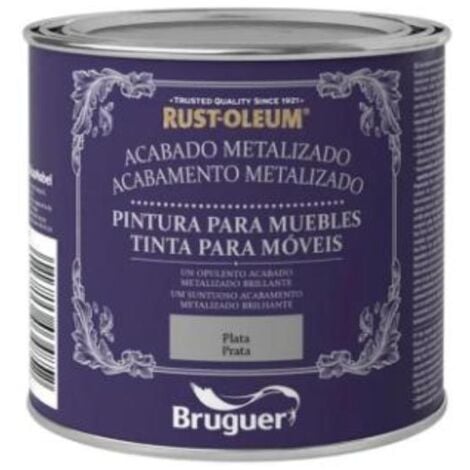 XYLAZEL pintura metalizada 125ml plata , Rust Oleum Pintura Muebles Xylazel Acabado Metalizado. Una elegante pintura metalizada. Se puede utilizar como imprimación debajo de la Rus