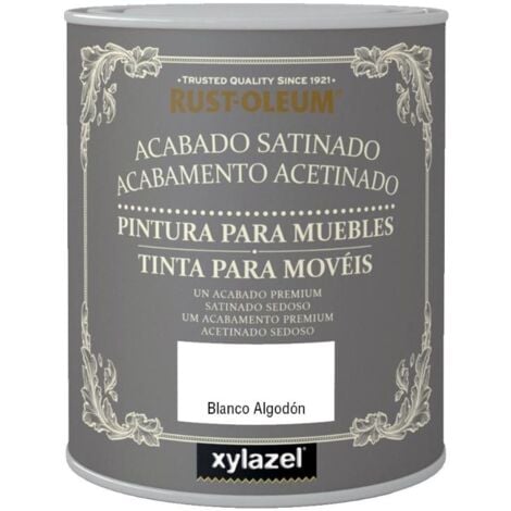 XYLAZEL pintura satinada mueble blanco algodon 750 , Rust Oleum Pintura muebles Xylazel Acabado Satinado. Una elegante pintura de acabado satinado para renovación de muebles. Aport