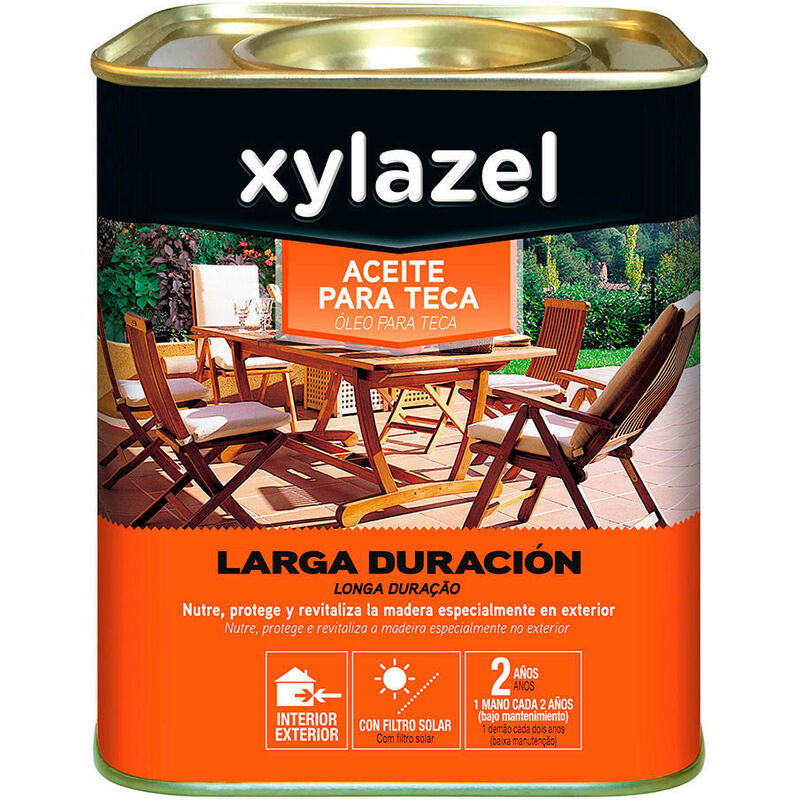 

Xylazel Aceite Para Teca Larga Duracion Color Roble 5L - Neoferr..