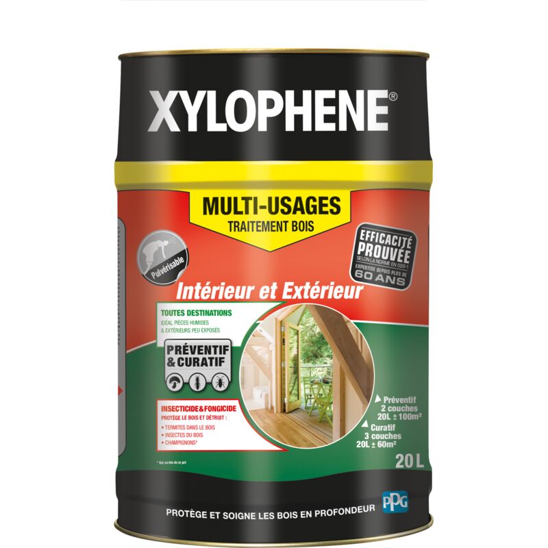 Xylophene - Xylophène liquide monocouche multi-usages bidon 20 l