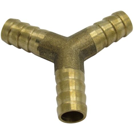 Y Brass Hose Joiner 8mm - Splitter Connector Air Water Gas Tubing