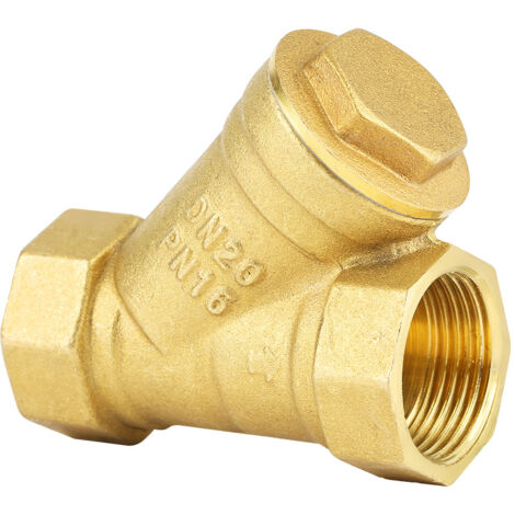 Y-förmiger Wasser-Öl-Abscheiderfilter aus Messing – 3/4"-BSPP-Innengewinde – Ventilanschluss