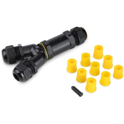 Y-Kabelverbinder 3-fach 5-polig Kabel 0.5-4mm² IP68 wasserdicht 24A 450V