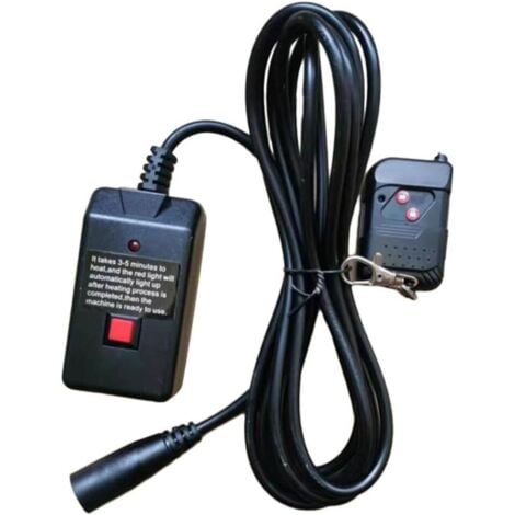 LARGEIGHT y máquina de humo con control remoto con cable y receptor para efectos de escenario 400W 900W 1500W