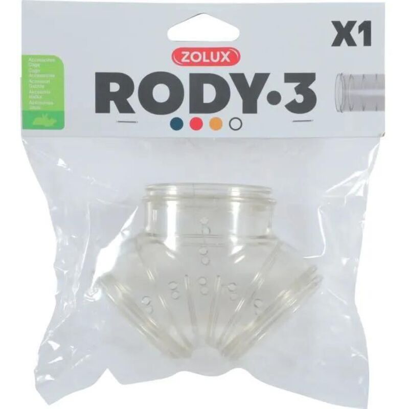 Zolux Rody3 Y-rohr Transparent Für Nager