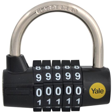 Y160 48mm Steel 5-Dial Combination Padlock YALY16048