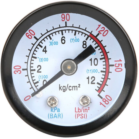 Y40 Kompressor-Manometer, Stahl-Manometer, Druckluft-Messgerät