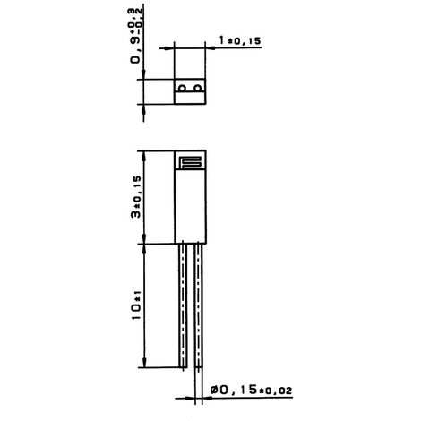 Yageo Nexensos 32208723 M310 PT1000 Temperatursensor -70 bis +500 °C 1000 Ω 3850 ppm/K  radial bedra