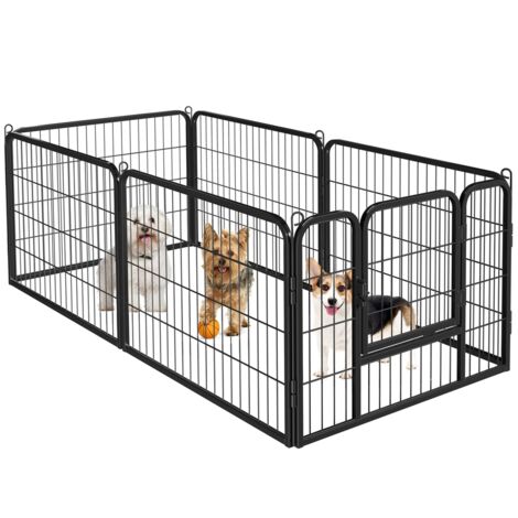 Yaheetech Box per cuccioli da esterno box per cani per animali di piccola taglia, con porta