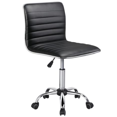 Yaheetech Bürostuhl höhenverstellbarer Drehstuhl Schreibtischstuhl 360° Frei Drehbar Chefsessel mit Laufrollen