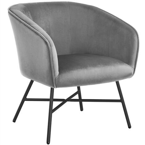 Yaheetech Chaise de Salle à Manger en Velours Chaise de Loisirs Chaise de Réception pour Salon/Chambre/Balcon