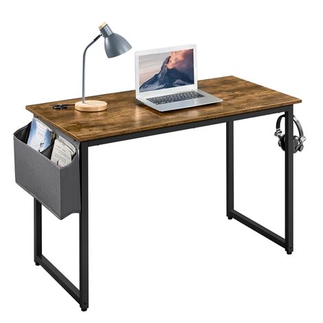   Computertisch Bürotisch Schreibtisch mit Metallrahmen Vintage 120 x 60 x 75 cm