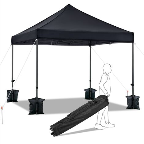 GAZEBO BIANCO ALLUMINIO PIEGHEVOLE 2x3 CON TELI RAPIDO X MERCATINI  RICHIUDIBILE - BricoShopping - Tutti i colori del brico