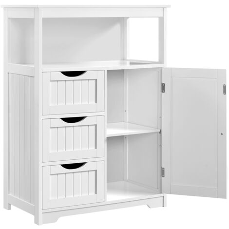 Table D'Appoint Avec Charge USB Type C, Armoire De Rangement, Bout De Canape Avec Pieds En Metal 5 Etagere Rangement Dossier Vinyle 48 X 40 X 88cm 93841846