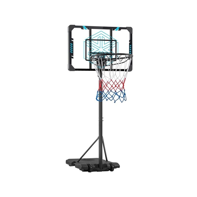Yaheetech - Panier de Basket Portable Panier de Basket Extérieur/Intérieur Réglable en Hauteur pour Moins de 10 Ans avec Roues Panneau Arrière