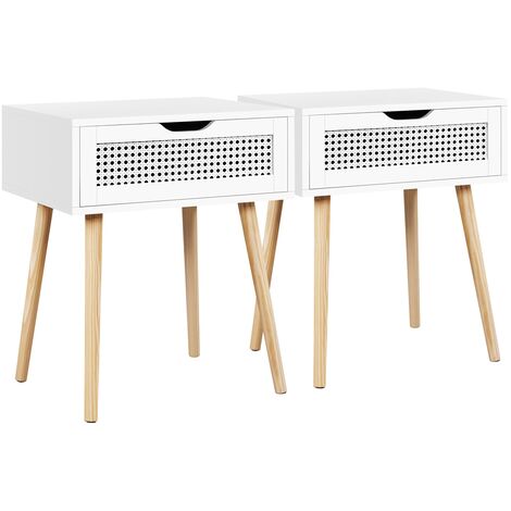 Siehe Beschreibung Armadietto con 4 cassetti effetto rattan bianco •  Cassettiera in rattan per mobili in plastica : : Casa e cucina