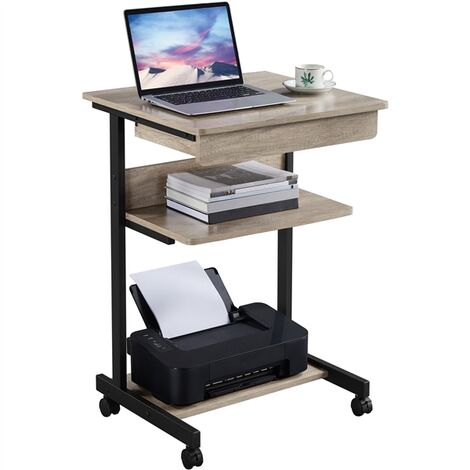 Accessoire pour la maison et le bureau SPRINGOS Table pour ordinateur portable 40 x 60 x 27 cm Mini bureau pliable 