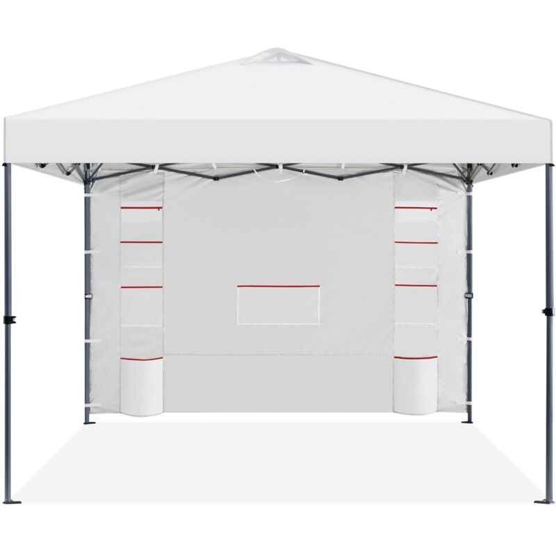 Yaheetech - Tonnelle de Jardin Pop-up, Tonnelle Pliante 3x3 Imperméable avec Parois Latérale, Barnum Pliant Anti-UV en Hauteur Réglable pour Jardin